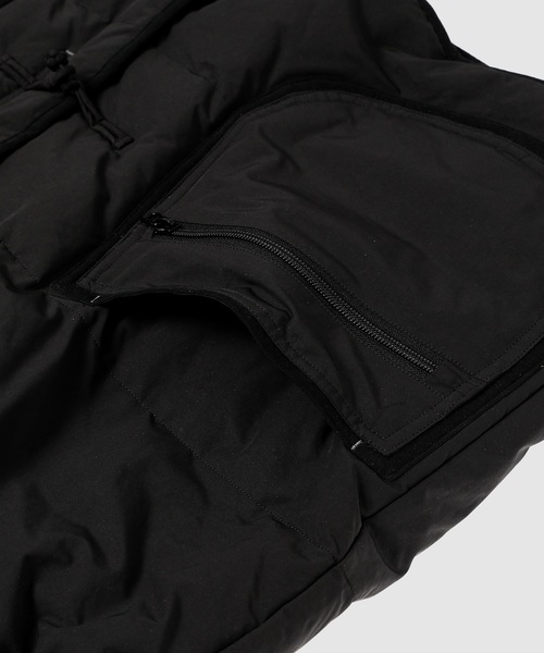 PORTER CLASSIC(ポータークラシック)の「WEATHER CHINESE DOWN VEST(ダウンベスト・メンズ・オリーブ/ネイビー/ブラック・3)」の10枚目の写真