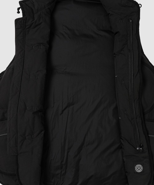 PORTER CLASSIC(ポータークラシック)の「WEATHER CHINESE DOWN VEST(ダウンベスト・メンズ・オリーブ/ネイビー/ブラック・3)」の12枚目の写真