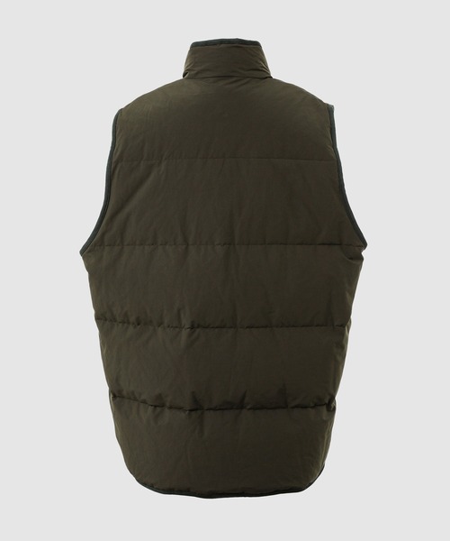 PORTER CLASSIC(ポータークラシック)の「WEATHER CHINESE DOWN VEST(ダウンベスト・メンズ・オリーブ/ネイビー/ブラック・3)」の5枚目の写真