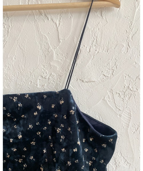 SALE【y2k】未使用★d.i.a.　ベロア切替　キャミソール　ゼブラ柄 SALE【y2k】未使用☆d.i.a. ベロア切替 キャミソール ゼブラ柄