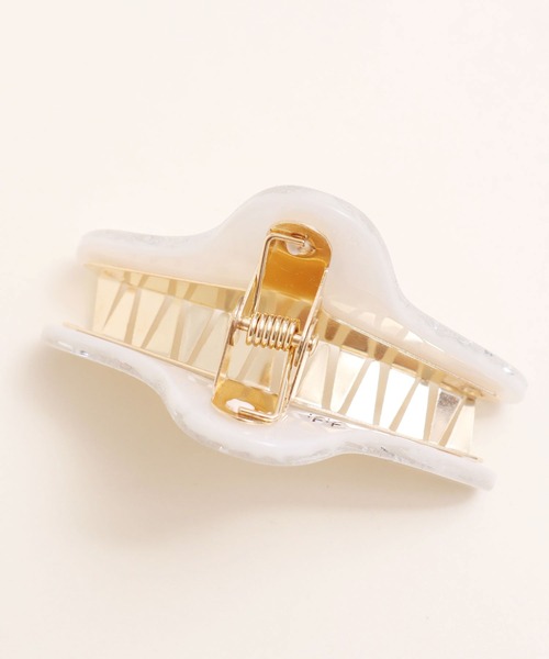 didizizi（ディディジジ）の「おばけ　ヘアクリップ（バレッタ/ヘアクリップ・レディース・アイボリー/グレー・FREE）」の6枚目の写真