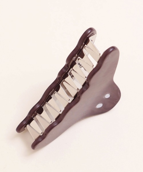 didizizi（ディディジジ）の「おばけ　ヘアクリップ（バレッタ/ヘアクリップ・レディース・アイボリー/グレー・FREE）」の8枚目の写真