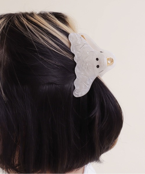 didizizi（ディディジジ）の「おばけ　ヘアクリップ（バレッタ/ヘアクリップ・レディース・アイボリー/グレー・FREE）」の14枚目の写真