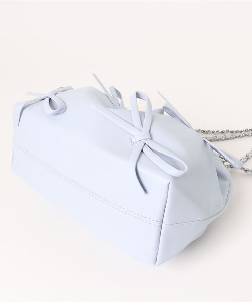 SIS(エスアイエス)の「【WEB限定】SIS/エスアイエス/リボンチェーンバッグ(ショルダーバッグ・レディース・ブラック/パープル/シルバー/ブルー/アイボリー・F)」の19枚目の写真