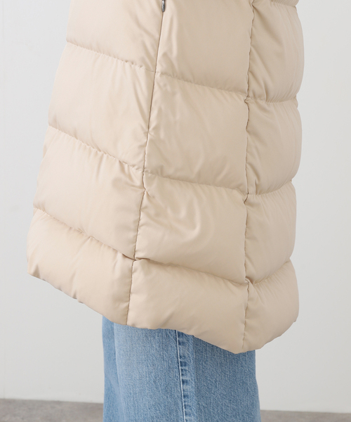 IENA(イエナ)の「HERNO/ヘルノ FUR COLOR DOWN ダウンコート PI001948D12414Z(ダウンジャケット/コート・レディース・ベージュ・42/44)」の13枚目の写真