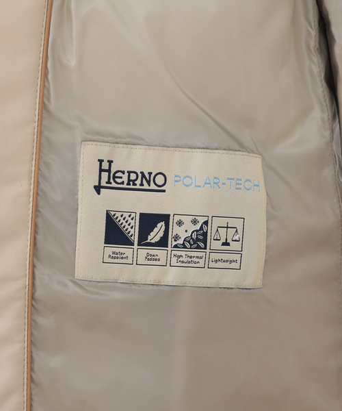 IENA(イエナ)の「HERNO/ヘルノ FUR COLOR DOWN ダウンコート PI001948D12414Z(ダウンジャケット/コート・レディース・ベージュ・42/44)」の16枚目の写真