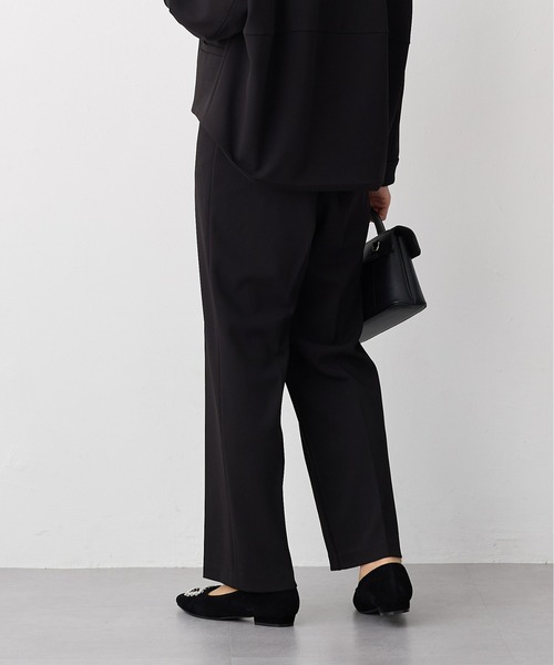 for/c（フォーシー）の「[セレモニー/オケージョン対応]テーパードストレートパンツ【サスティナブル】（スラックス・レディース・ブラック/ネイビー/ベージュ・M/S/L/LL）」の9枚目の写真