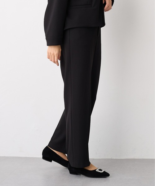 for/c（フォーシー）の「[セレモニー/オケージョン対応]テーパードストレートパンツ【サスティナブル】（スラックス・レディース・ブラック/ネイビー/ベージュ・M/S/L/LL）」の7枚目の写真