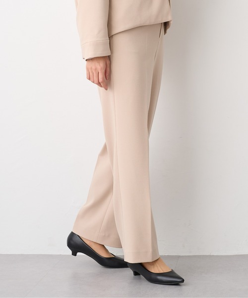 for/c（フォーシー）の「[セレモニー/オケージョン対応]テーパードストレートパンツ【サスティナブル】（スラックス・レディース・ブラック/ネイビー/ベージュ・M/S/L/LL）」の15枚目の写真