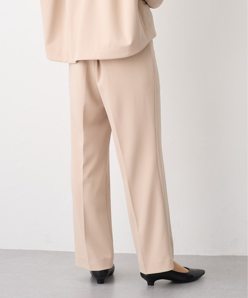 for/c（フォーシー）の「[セレモニー/オケージョン対応]テーパードストレートパンツ【サスティナブル】（スラックス・レディース・ブラック/ネイビー/ベージュ・M/S/L/LL）」の16枚目の写真