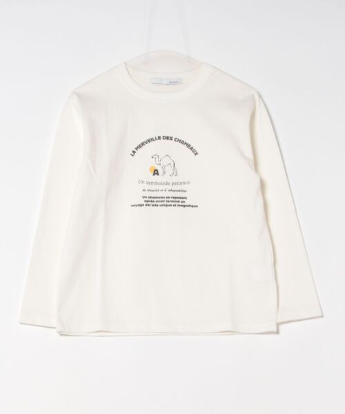 ラクダモチーフプリント 長袖TEE | NOMBRE IMPAIR