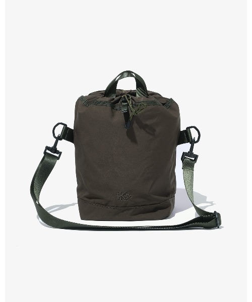 FAKE SUEDE DRAWSTRING POUCH