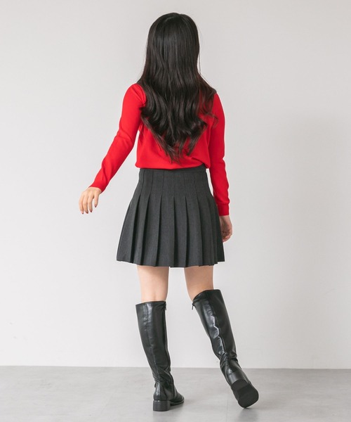 安価 ワタナベ セール】ミニ丈プリーツキュロットスカート（スカート）｜LinoU パンツ