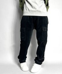 BEATJIVE | コーデュロイ カーゴパンツ ワイド テーパード パンツ レディース(カーゴパンツ)