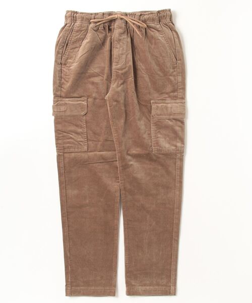 BEATJIVE（ビートジャイブ）の「コーデュロイ カーゴパンツ ワイド テーパード パンツ レディース（カーゴパンツ・レディース・ベージュ/ブラック/カーキ・LARGE/MEDIUM）」の19枚目の写真