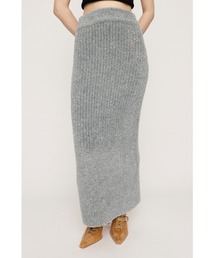 GLITTER KNIT L/SK グリッター ニッ トロング スカート / セットアップ可