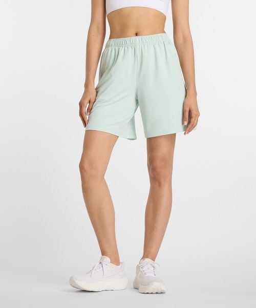 NEW BALANCE(ニューバランス)の「ライトフレンチテリーショーツ7インチ(インナー無し)(その他パンツ・レディース・アイボリー/ブラック/ミント・SMALL/MEDIUM/LARGE)」の20枚目の写真
