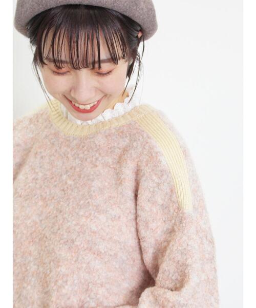 ブークレバイカラー2WAYニット（カーディガン/ボレロ）｜Samansa Mos2（サマンサ モスモス）