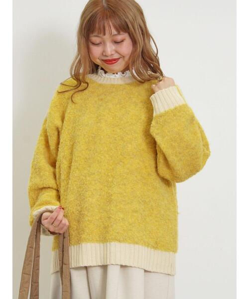 セール】ブークレバイカラー2WAYニット（カーディガン/ボレロ