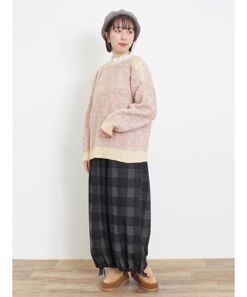 セール】ブークレバイカラー2WAYニット（カーディガン/ボレロ