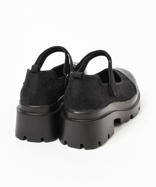 3.3 Field Trip （3.3フィールドトリップ）の「3.3 Field Trip／レースメリージェーンシューズ（パンプス・レディース・アイボリー/ブラック・MEDIUM/LARGE）」の5枚目の写真