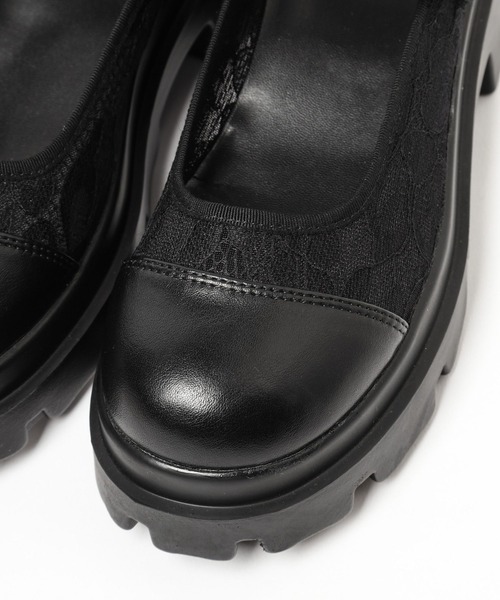 3.3 Field Trip （3.3フィールドトリップ）の「3.3 Field Trip／レースメリージェーンシューズ（パンプス・レディース・アイボリー/ブラック・MEDIUM/LARGE）」の7枚目の写真