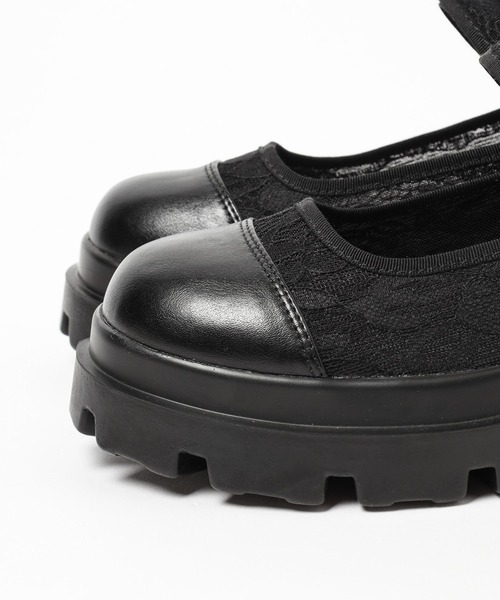 3.3 Field Trip （3.3フィールドトリップ）の「3.3 Field Trip／レースメリージェーンシューズ（パンプス・レディース・アイボリー/ブラック・MEDIUM/LARGE）」の9枚目の写真