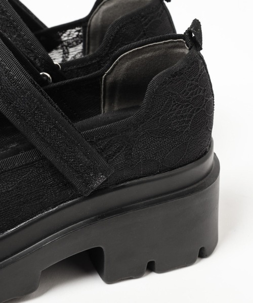 3.3 Field Trip （3.3フィールドトリップ）の「3.3 Field Trip／レースメリージェーンシューズ（パンプス・レディース・アイボリー/ブラック・MEDIUM/LARGE）」の12枚目の写真