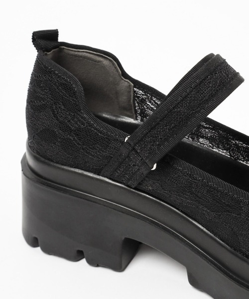 3.3 Field Trip （3.3フィールドトリップ）の「3.3 Field Trip／レースメリージェーンシューズ（パンプス・レディース・アイボリー/ブラック・MEDIUM/LARGE）」の14枚目の写真