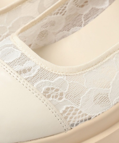 3.3 Field Trip （3.3フィールドトリップ）の「3.3 Field Trip／レースメリージェーンシューズ（パンプス・レディース・アイボリー/ブラック・MEDIUM/LARGE）」の18枚目の写真