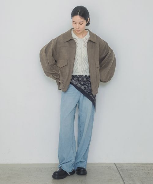 JEANASIS（ジーナシス）の「リラックスルーズデニム/292619（デニムパンツ・レディース・ライトブルー/グレー・SMALL/MEDIUM）」の5枚目の写真