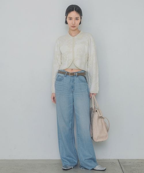 JEANASIS（ジーナシス）の「リラックスルーズデニム/292619（デニムパンツ・レディース・ライトブルー/グレー・SMALL/MEDIUM）」の7枚目の写真