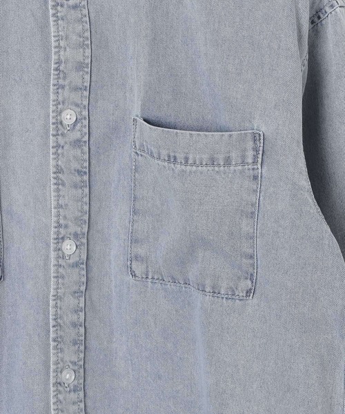GLOBAL WORK（グローバルワーク）の「GOODデニムシャツ長袖/283778（シャツ/ブラウス・キッズ・ブラック/ブルー・140cm/150cm/160cm/170cm）」の7枚目の写真