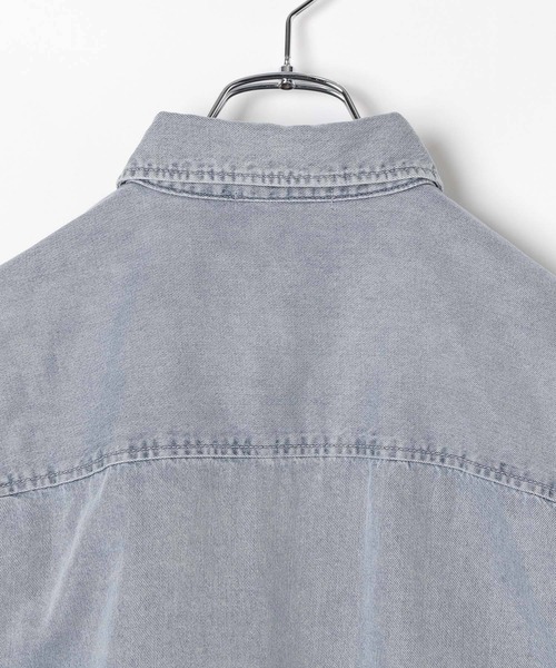 GLOBAL WORK（グローバルワーク）の「GOODデニムシャツ長袖/283778（シャツ/ブラウス・キッズ・ブラック/ブルー・140cm/150cm/160cm/170cm）」の10枚目の写真