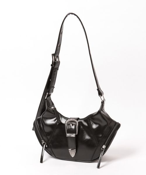 PAGEBOY（ページボーイ）の「ハーフムーンベルトショルダー（ショルダーバッグ・レディース・オフホワイト/ホワイト系その他/ブラウン系その他/チャコールグレー/ブラック・FREE）」の21枚目の写真