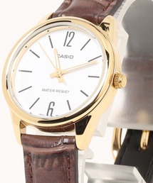 カシオ CASIO/ 小径28mm ゴールドケース レザー アナログ腕時計 3針クォーツ /// LTPレザーシリーズ