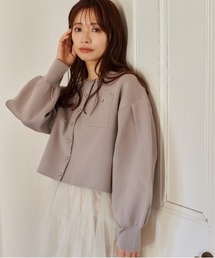 mysty woman | メタルボタンジャケットライクカーディガン  315507(カーディガン/ボレロ)