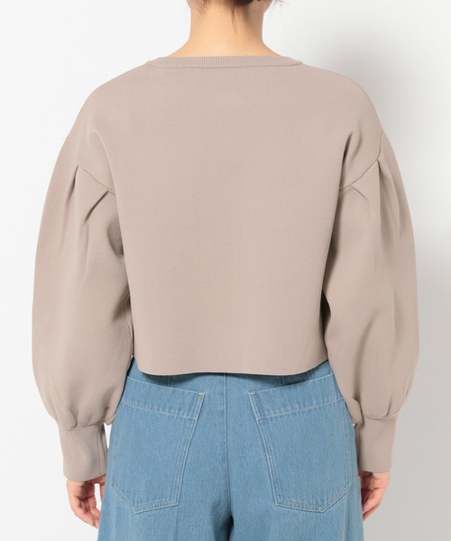 mysty woman(ミスティウーマン)の「メタルボタンジャケットライクカーディガン 315507(カーディガン/ボレロ・レディース・グレイッシュベージュ/オフホワイト/ライトブルー/ブラック・FREE)」の9枚目の写真