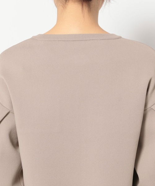 mysty woman(ミスティウーマン)の「メタルボタンジャケットライクカーディガン 315507(カーディガン/ボレロ・レディース・グレイッシュベージュ/オフホワイト/ライトブルー/ブラック・FREE)」の10枚目の写真