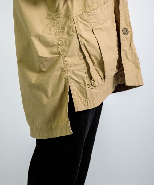 D.M.G.（ドミンゴ）の「[D.M.G. / ディーエムジー] ダンプ硫化染め BIGポケットベスト（ベスト・レディース・ベージュ・FREE）」の5枚目の写真