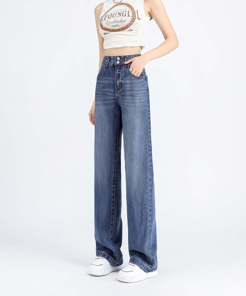 BANICO(バニコ)の「【BANICO】涼感ライトジーンズ(デニムパンツ・レディース・ライトブルー/ブルー・SMALL/MEDIUM/LARGE)」の6枚目の写真