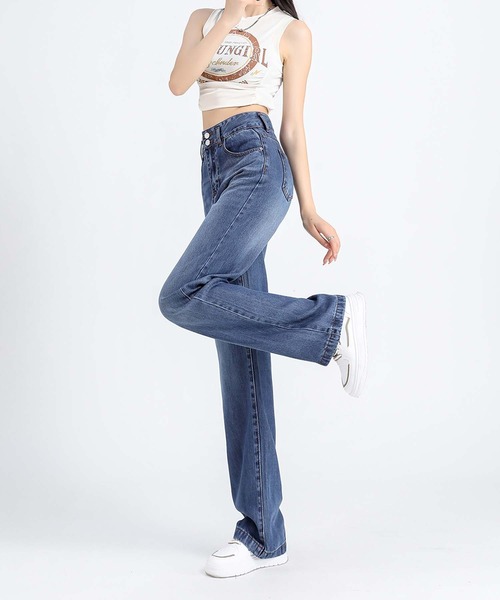 BANICO(バニコ)の「【BANICO】涼感ライトジーンズ(デニムパンツ・レディース・ライトブルー/ブルー・SMALL/MEDIUM/LARGE)」の7枚目の写真