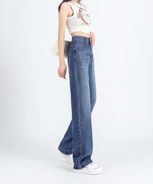 BANICO(バニコ)の「【BANICO】涼感ライトジーンズ(デニムパンツ・レディース・ライトブルー/ブルー・SMALL/MEDIUM/LARGE)」の8枚目の写真