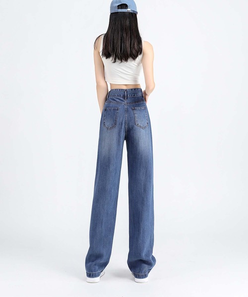BANICO(バニコ)の「【BANICO】涼感ライトジーンズ(デニムパンツ・レディース・ライトブルー/ブルー・SMALL/MEDIUM/LARGE)」の9枚目の写真