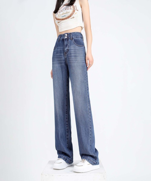 BANICO(バニコ)の「【BANICO】涼感ライトジーンズ(デニムパンツ・レディース・ライトブルー/ブルー・SMALL/MEDIUM/LARGE)」の12枚目の写真