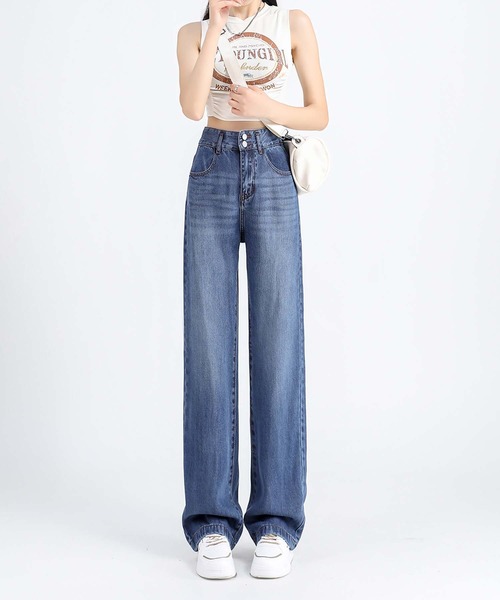 BANICO(バニコ)の「【BANICO】涼感ライトジーンズ(デニムパンツ・レディース・ライトブルー/ブルー・SMALL/MEDIUM/LARGE)」の11枚目の写真