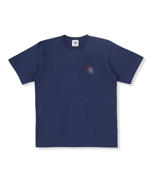 tokishirazu(トキシラズ)の「Circle core logo Embroidered S/S Tshirt(Tシャツ/カットソー・メンズ・ブラック/ホワイト/インディゴブルー/セージグリーン・LARGE/X-LARGE/MEDIUM)」の1枚目の写真