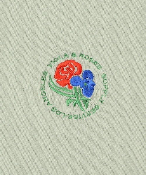 tokishirazu(トキシラズ)の「Circle core logo Embroidered S/S Tshirt(Tシャツ/カットソー・メンズ・ブラック/ホワイト/インディゴブルー/セージグリーン・LARGE/X-LARGE/MEDIUM)」の9枚目の写真