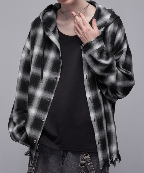 【HUECLOSET】 ★新商品★ フレンド チェック フード シャツ フードチェックBIGシャツ｜WEGO（ウィゴー） – WEGO ONLINE STORE