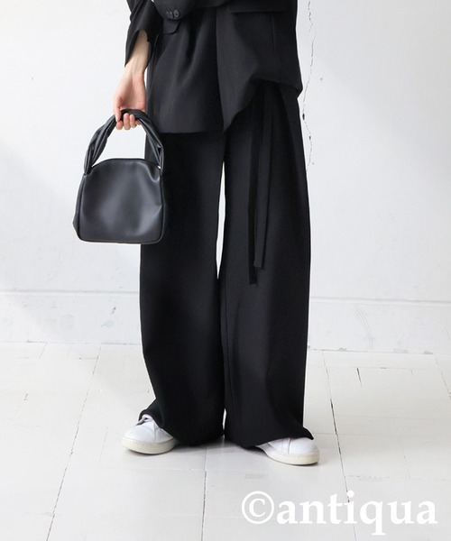 セール】サイドリボンラップパンツ（その他パンツ）｜antiqua